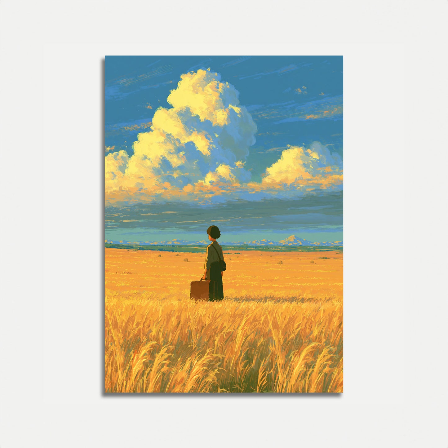 Dreamer in Golden Fields Poster