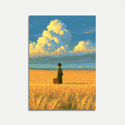 Dreamer in Golden Fields Poster