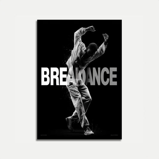 Breakdance Motion Dynamic Poster