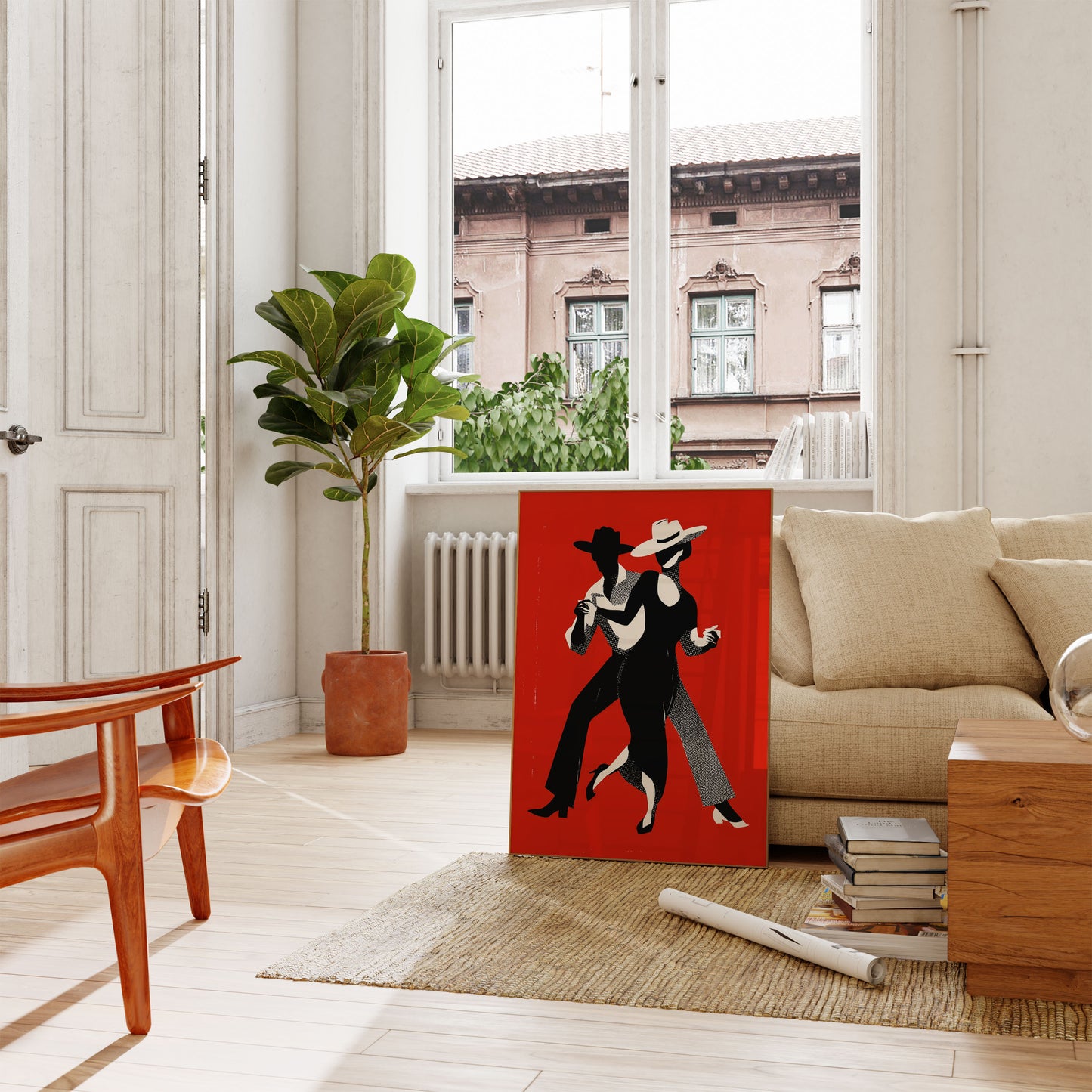 Passionate Tango Dance Poster