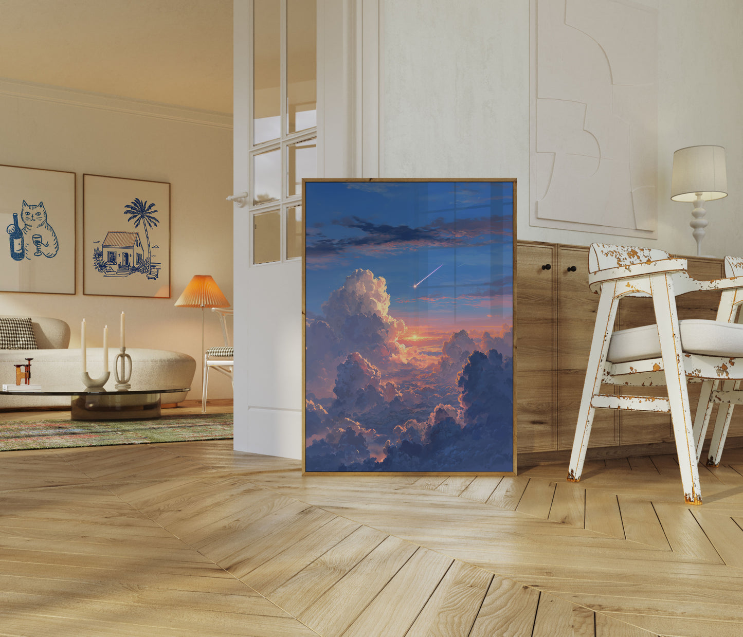 Celestial Cloud Symphony Poster
