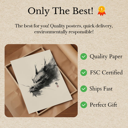 Mystic Dragon Spirit Poster