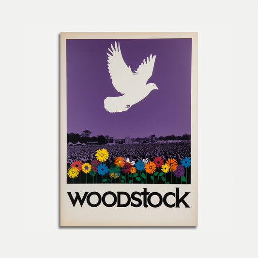 Peaceful Woodstock Music Festival Poster