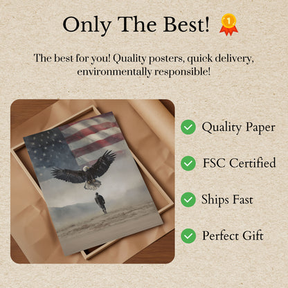American Spirit Eagle Poster