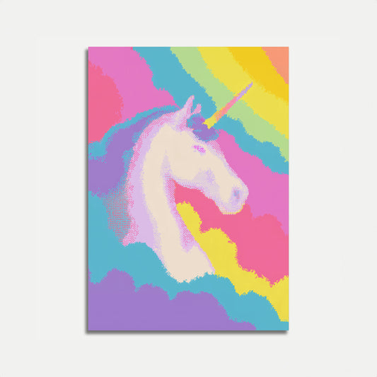 Poster di Magia dell'Unicorno Arcobaleno