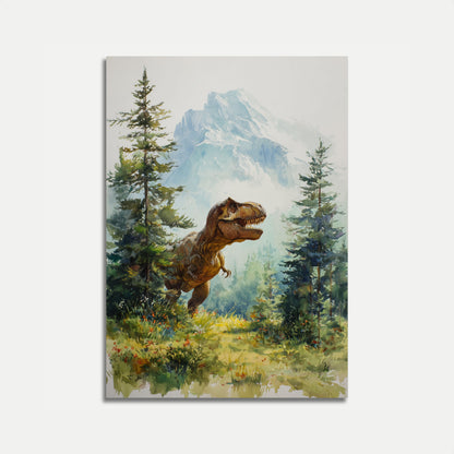 Prehistoric Mountain Majesty Poster