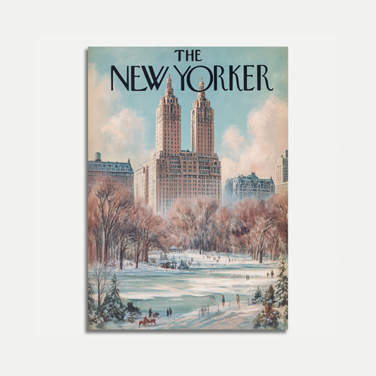 Winter in Central Park Poster