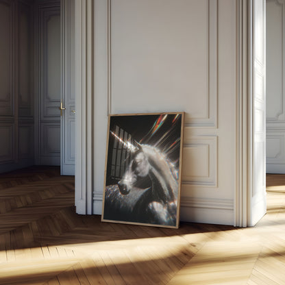 Poster Luminoso dell'Unicorno Celeste