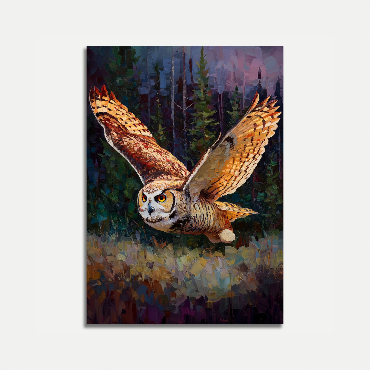Flyvende Ugle Plakat