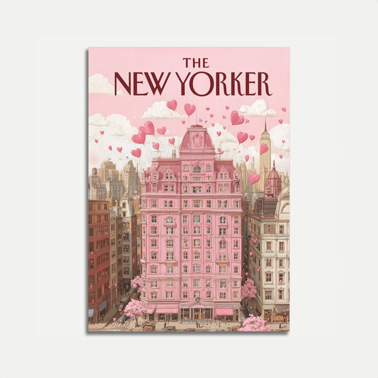 Pink Love in New York Poster