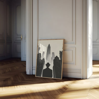 New York City Silhouette Poster