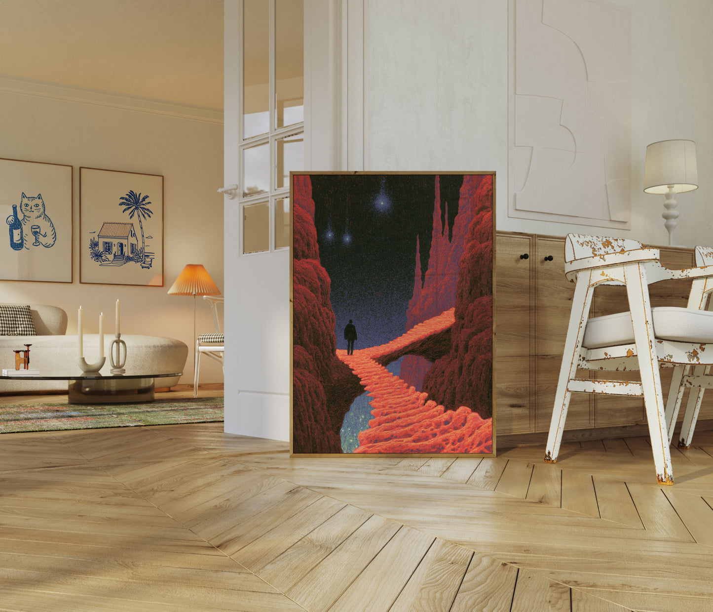 Cosmic Canyon Solitude Poster
