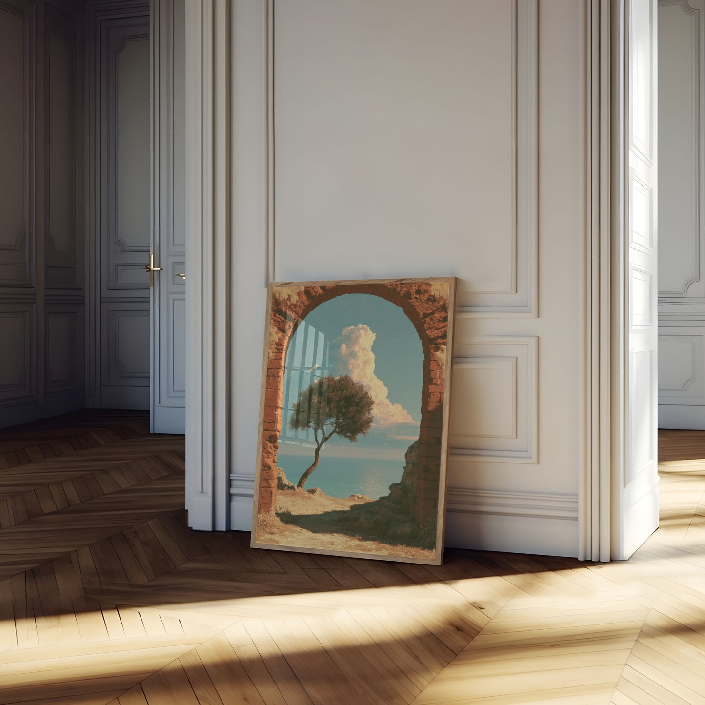 Poster con Vista Mediterranea, Arco Costiero