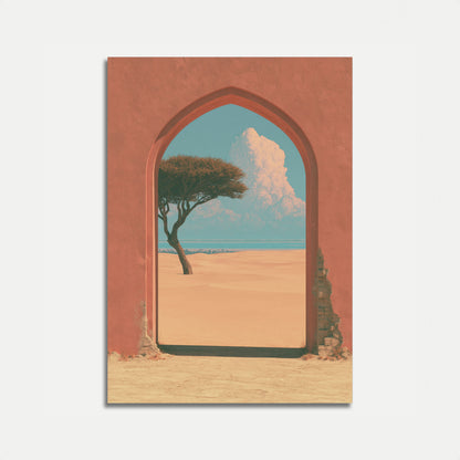 Desert Gateway Landscape Poster