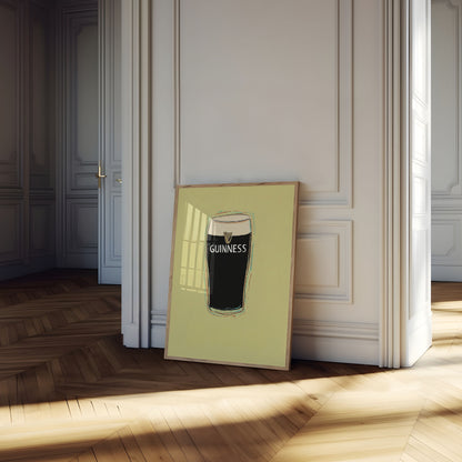 Classic Guinness Dark Beer Poster