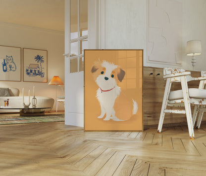 Fluffy Puppy Love Poster