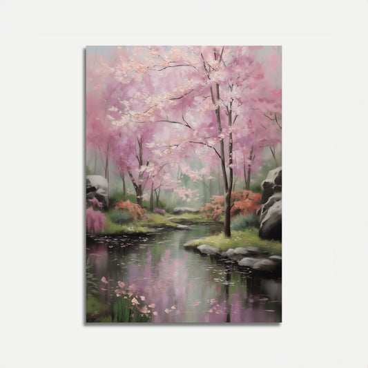 Kirschblüten-Strom-Poster