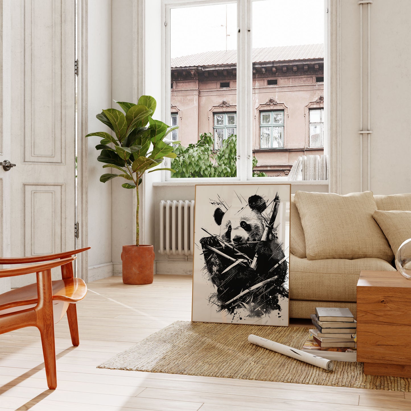 Panda Warrior Dynamic Poster