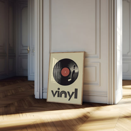 Vintage Vinyl Music Lover Poster