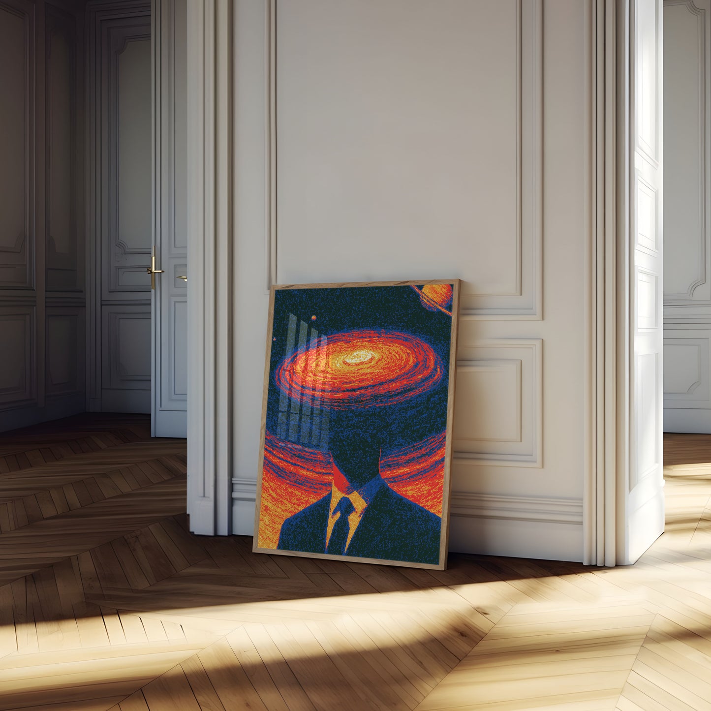 Kosmische Galaxy Spiraal Poster