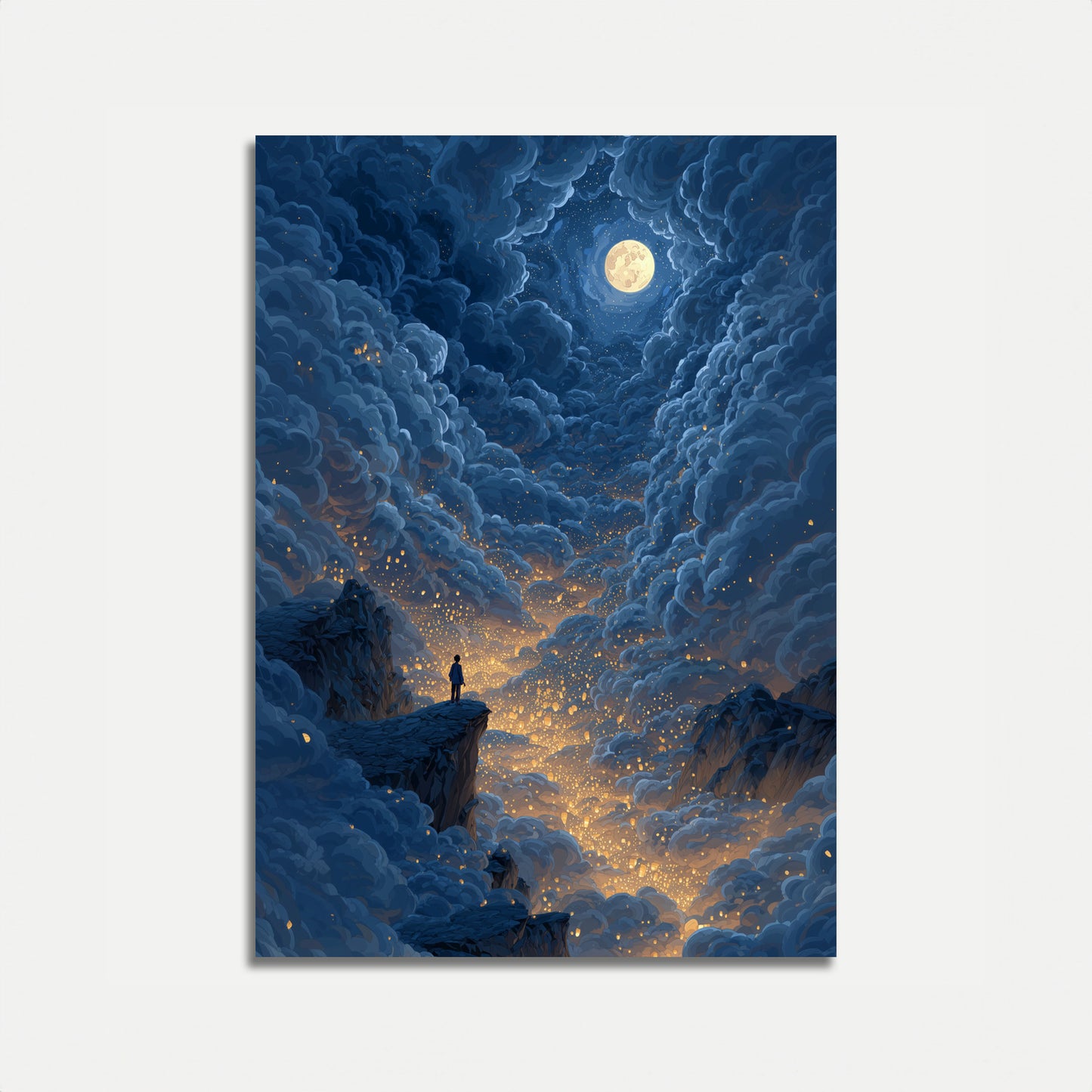 Moonlit Journey Celestial Poster