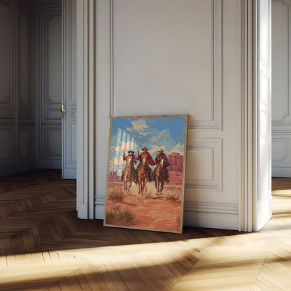 Wild West Riders Poster
