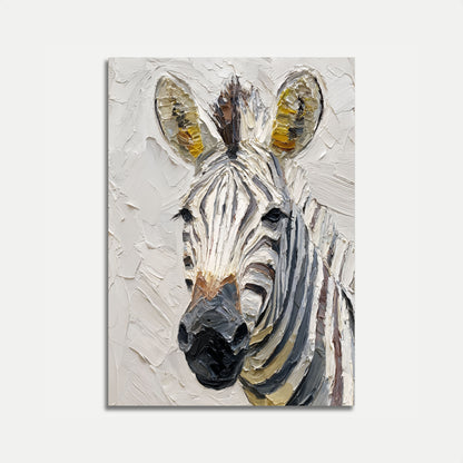 Modern Zebra Palette Poster