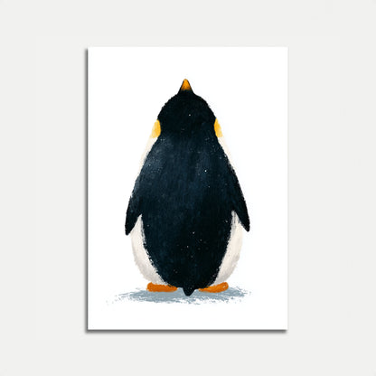 Elegant Penguin Silhouette Poster
