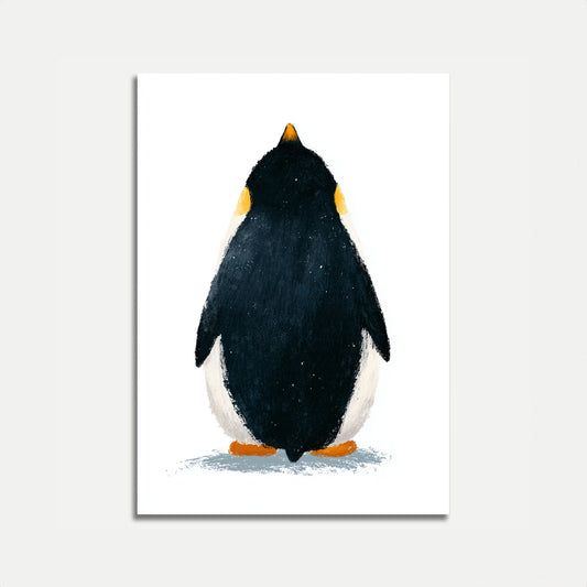 Elegant Penguin Silhouette Poster