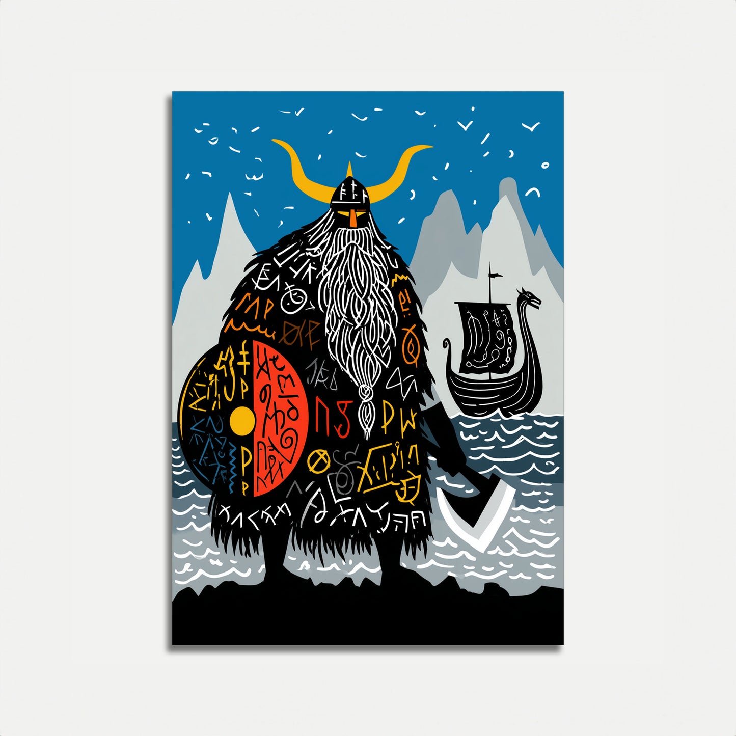 Ancient Viking Saga Poster