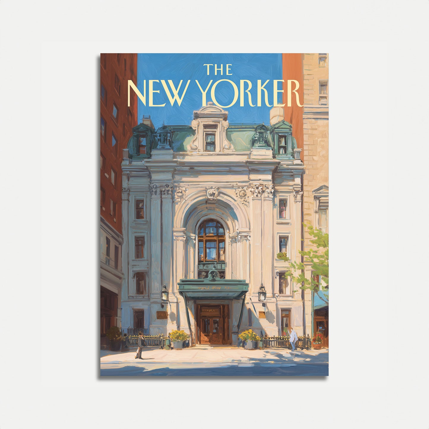 The New Yorker Architectural Elegance Poster