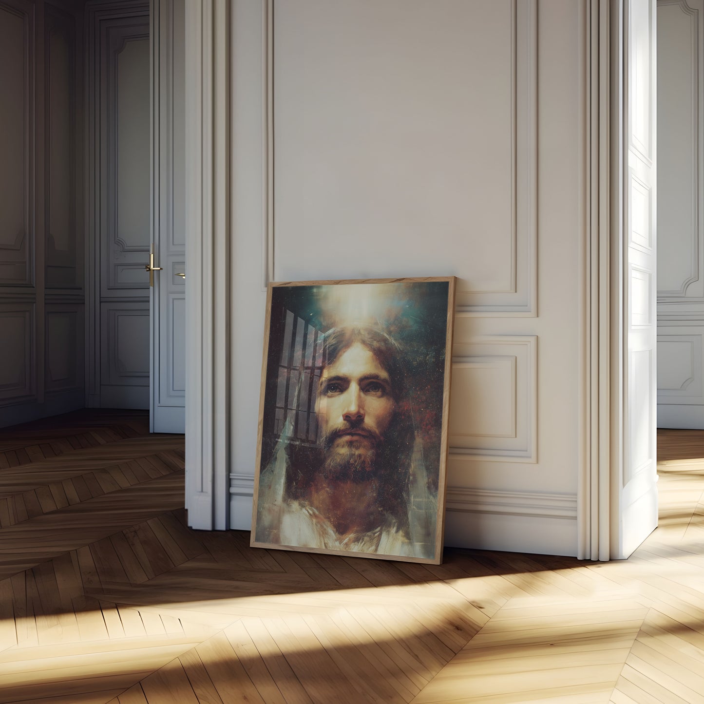 Divine Radiance Jesus Poster