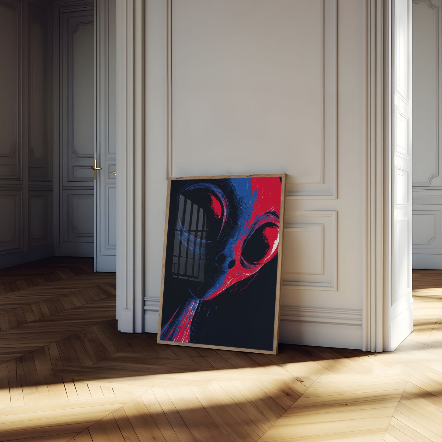 Cosmic Alien Encounter Poster