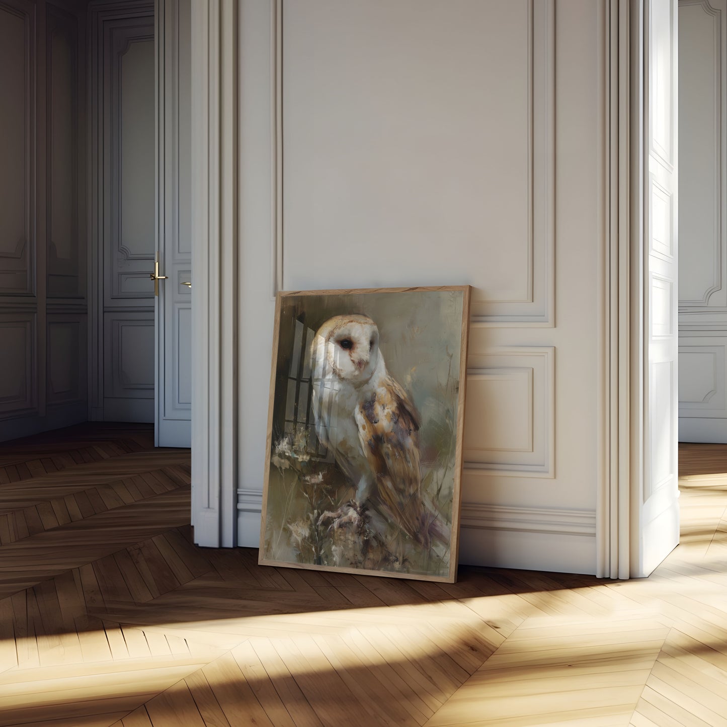 Barn Owl Nature Poster