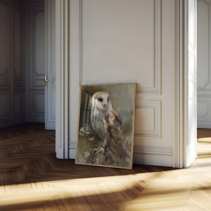Barn Owl Nature Poster