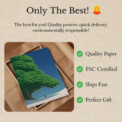 Solitude Under the Ancient Tree Poster