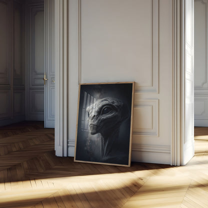 Cosmic Alien Encounter Poster