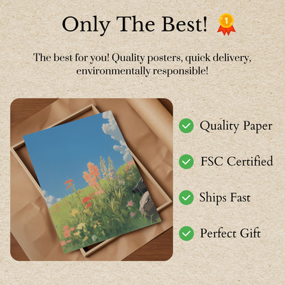 Summer Wildflower Meadow Poster