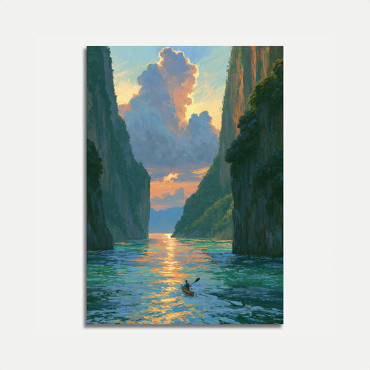 Canyon Kayak Adventure Poster