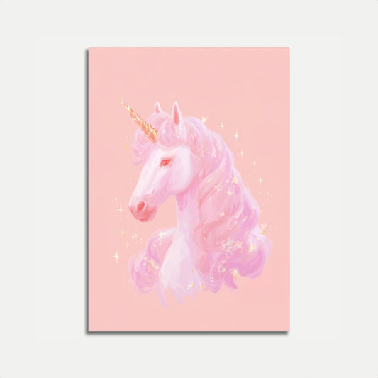 Poster dell'Unicorno Rosa Magico
