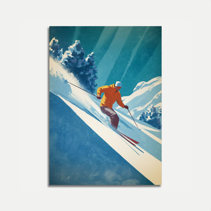 Alpine Ski Adventure Poster
