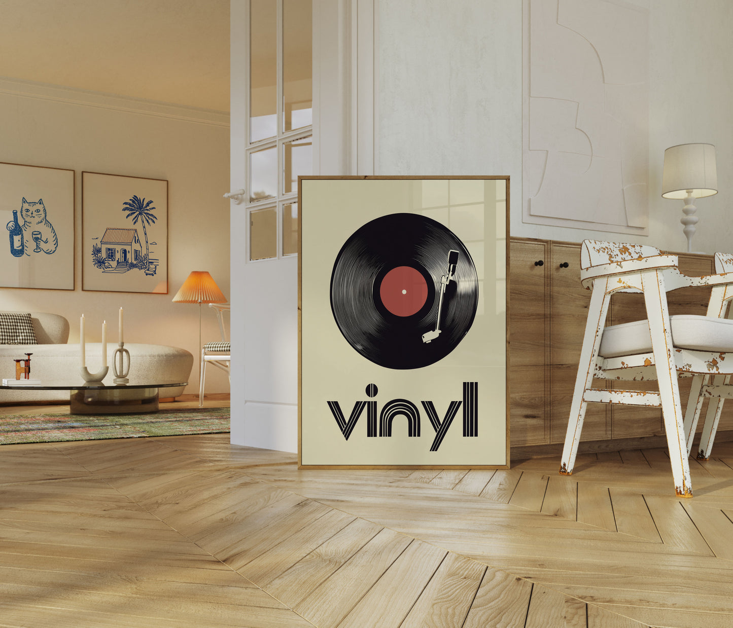 Vintage Vinyl Music Lover Poster