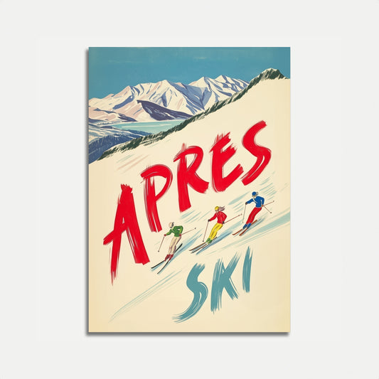 Vintage Après-Ski Berg Poster