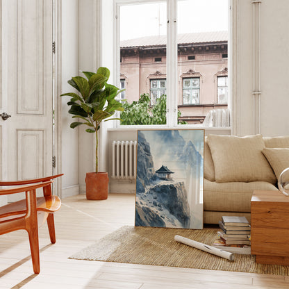 Zen Bjerg Tempel Plakat