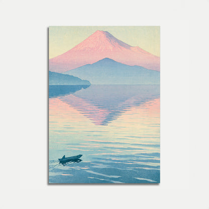 Mount Fuji Sunrise Lake Poster
