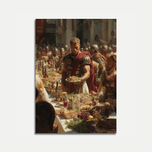 Roman Feast Warrior Poster
