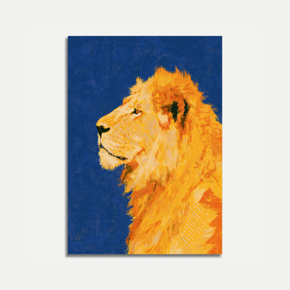 Golden Lion Profile Poster