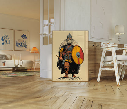 Fierce Viking Warrior Poster