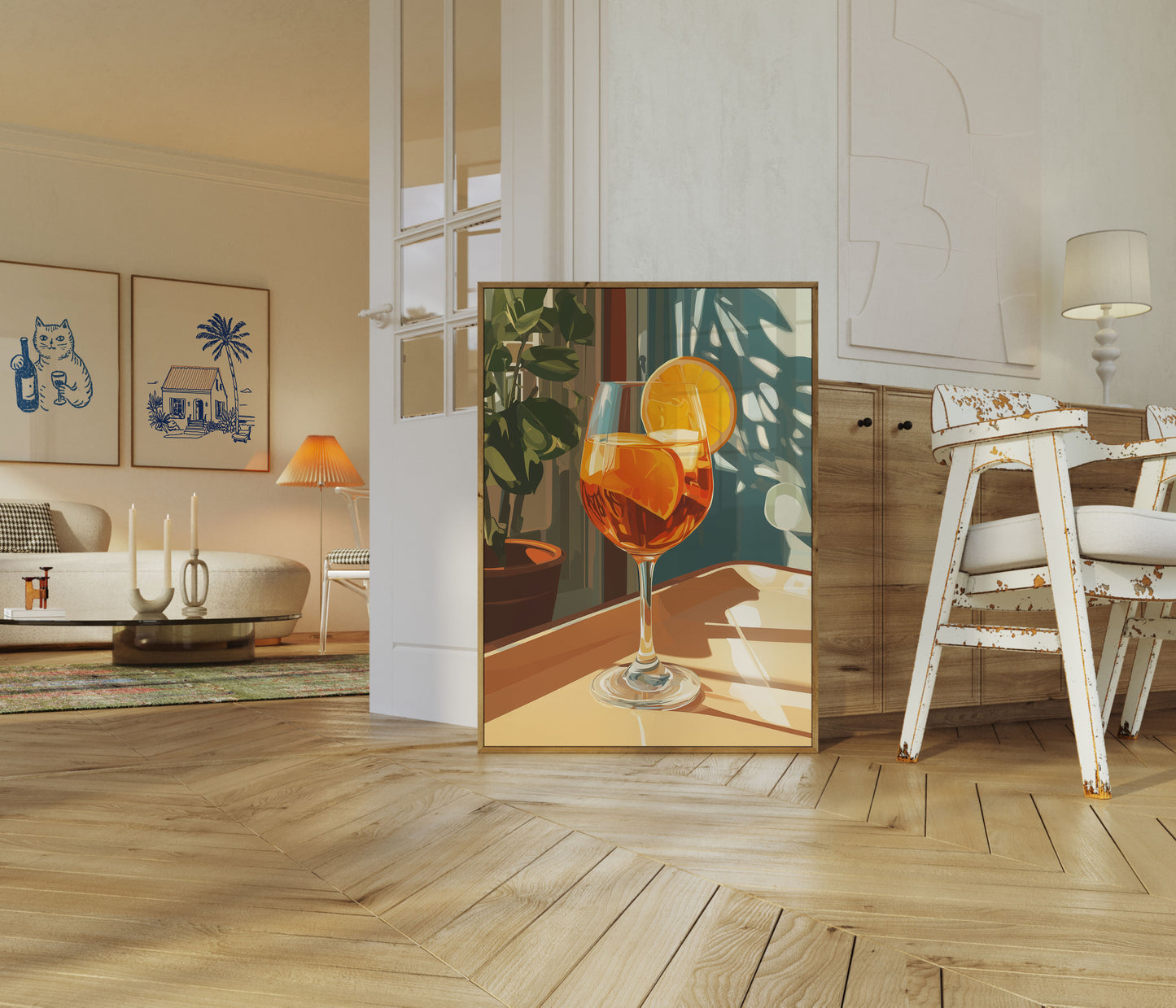Sommer Aperol Spritz Plakat
