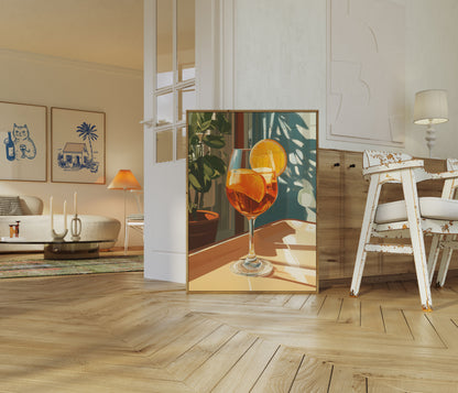 Sommer Aperol Spritz Plakat